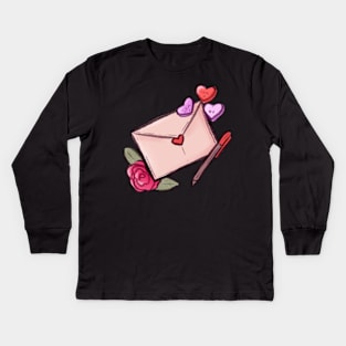 Love letter Kids Long Sleeve T-Shirt